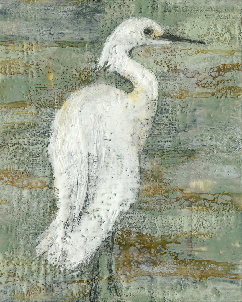 Art Effects Textured Heron II Wall Art by Jennifer Goldberger