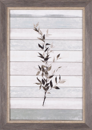 Art Effects Tonal Leaves On Wood IV Wall Art by Lanie Loreth