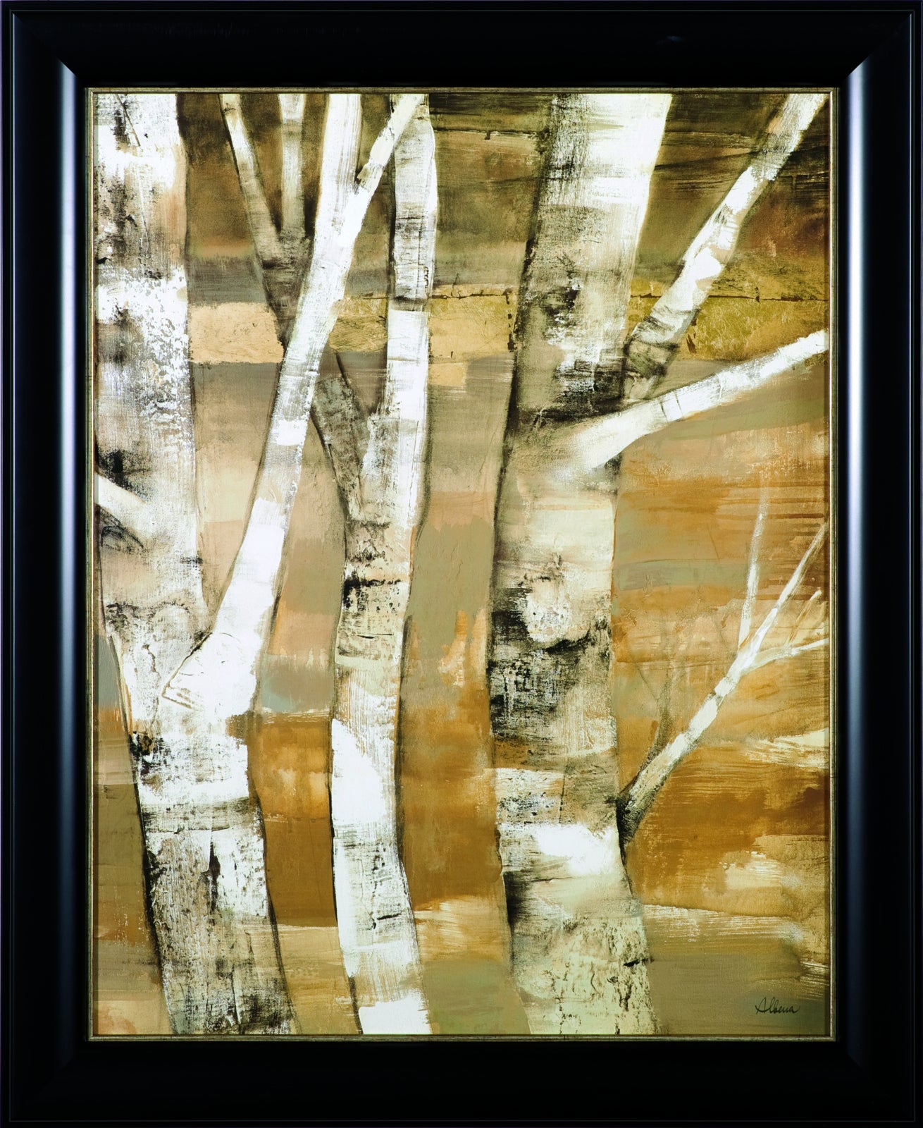 Art Effects Wandering Through The Birches II Wall Art by Albena Hristova