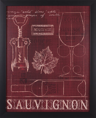 Art Effects Wine Blueprint IV Wall Art by Marco Fabiano