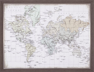 Art Effects World Map Wall Art by Elizabeth Medley