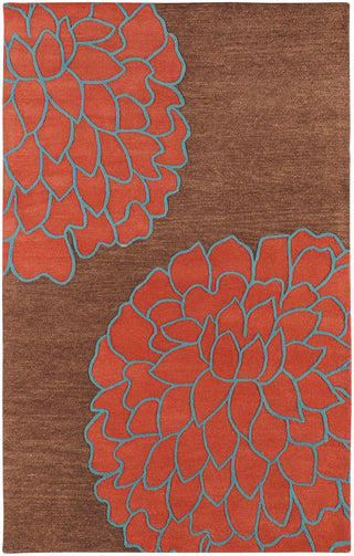 Surya Artist Studio ART-206 Rust Area Rug 5' x 8'