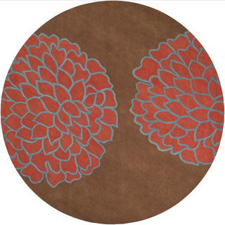 Surya Artist Studio ART-206 Rust Area Rug 8' Round