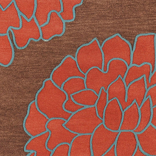 Surya Artist Studio ART-206 Rust Hand Tufted Area Rug Sample Swatch