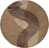 Surya Artist Studio ART-233 Mocha Hand Tufted Area Rug 8' Round