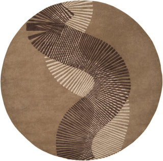 Surya Artist Studio ART-233 Mocha Hand Tufted Area Rug 8' Round