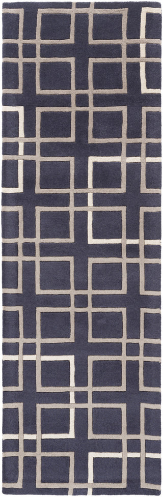 Surya Artist Studio ART-237 Navy Area Rug 2'6'' x 8' Runner