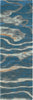 Surya Artist Studio ART-239 Navy Sea Foam Dark Brown Beige Denim Camel Area Rug Runner Image
