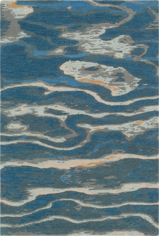 Surya Artist Studio ART-239 Navy Sea Foam Dark Brown Beige Denim Camel Area Rug main image