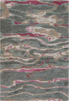 Surya Artist Studio ART-244 Dark Brown Medium Gray Charcoal Garnet Pale Pink Tan Camel Area Rug main image