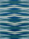 Surya Artist Studio ART-253 Bright Blue Teal Aqua Sea Foam Area Rug Main Image 8 X 11