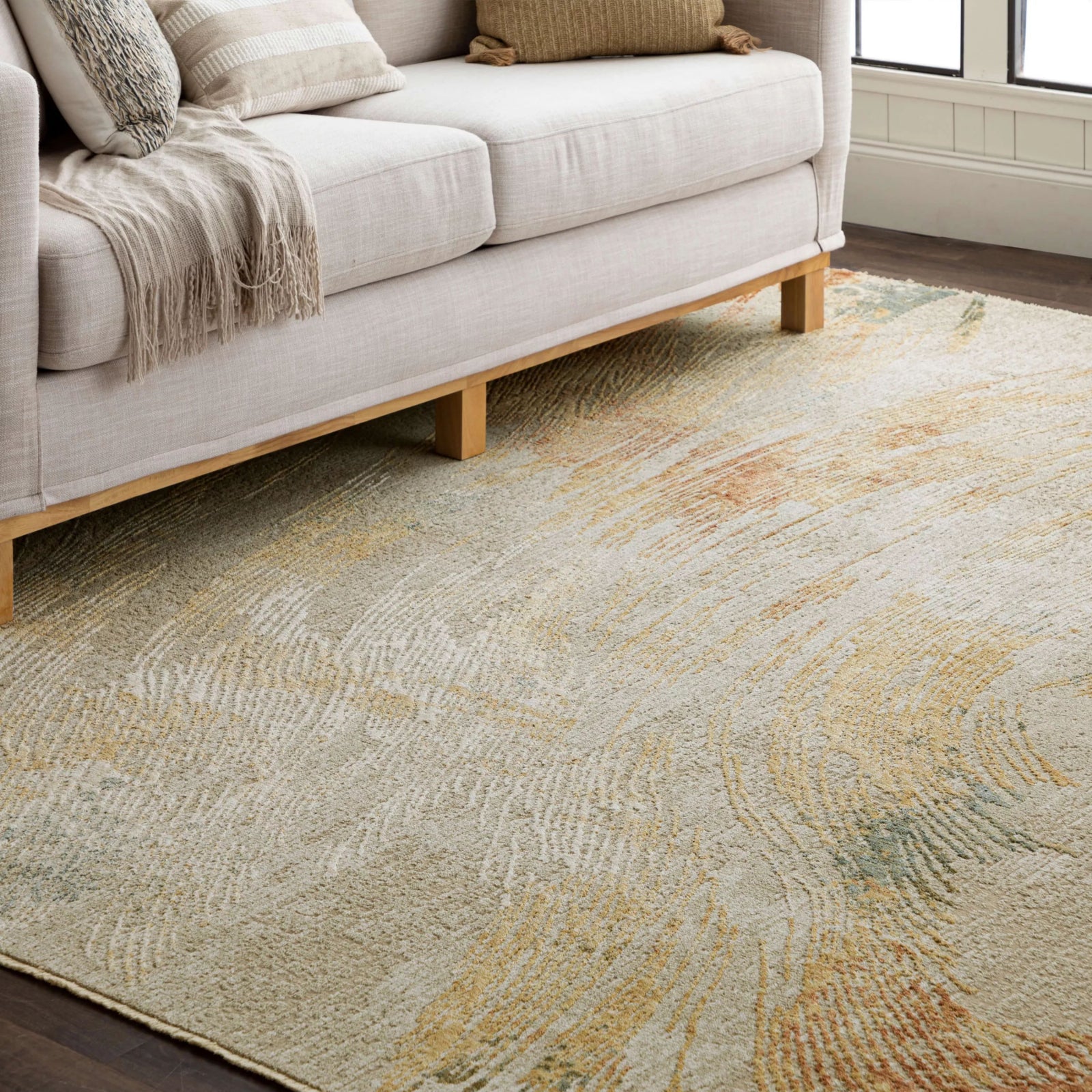 Karastan Memento Artifact Beige Area Rug – Incredible Rugs and Decor