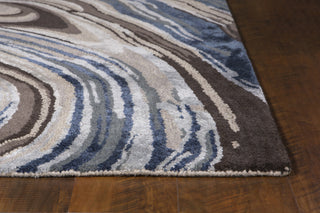 KAS Artisan 2153 Taupe/Blue Natura Area Rug  Feature