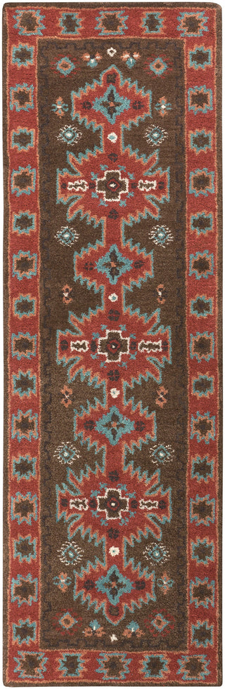 Surya Arizona ARZ-1004 Chocolate Area Rug 2'6'' x 8' Runner