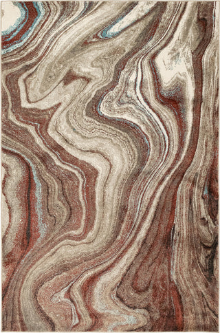 Trans Ocean Ashford 8133/24 Agate Red Area Rug by Liora Manne