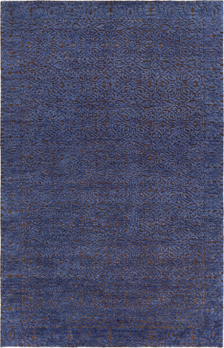 Chandra Ashton ASH-48700 Blue Brown Area Rug main image