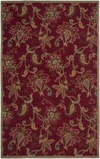 Rizzy Ashlyn AL2569 Red / Green Area Rug