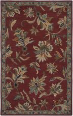 Rizzy Ashlyn AL2652 Red / Green Area Rug