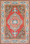 Surya Aura Silk ASK-2307 Rose Bright Pink Yellow Camel Dark Brown Red Sky Blue White Green Lime Area Rug main image