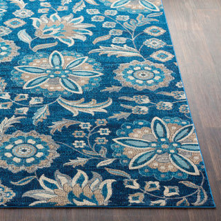 Surya Aura Silk ASK-2335 Sky Blue Bright Navy White Medium Gray Charcoal Beige Black Area Rug Detail Image