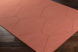 Surya Ashlee ASL-1024 Burnt Orange Area Rug Corner Image