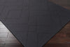 Surya Ashlee ASL-1031 Black Area Rug Corner Image