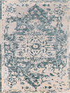 Surya Asia Minor ASM-2302 Denim Dark Green Light Gray Cream Area Rug Main Image 8 X 10