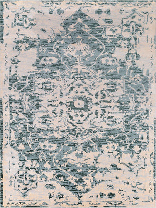 Surya Asia Minor ASM-2302 Denim Dark Green Light Gray Cream Area Rug Main Image 8 X 10