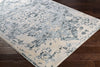 Surya Asia Minor ASM-2302 Denim Dark Green Light Gray Cream Area Rug Corner Image