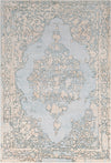 Surya Asia Minor ASM-2306 Denim Dark Green Cream Light Gray Camel Area Rug main image