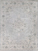 Surya Asia Minor ASM-2309 Light Gray Cream Dark Green Area Rug Main Image 8 X 10