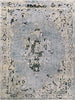 Surya Asia Minor ASM-2314 Light Gray Denim Dark Green Cream Area Rug Main Image 8 X 10
