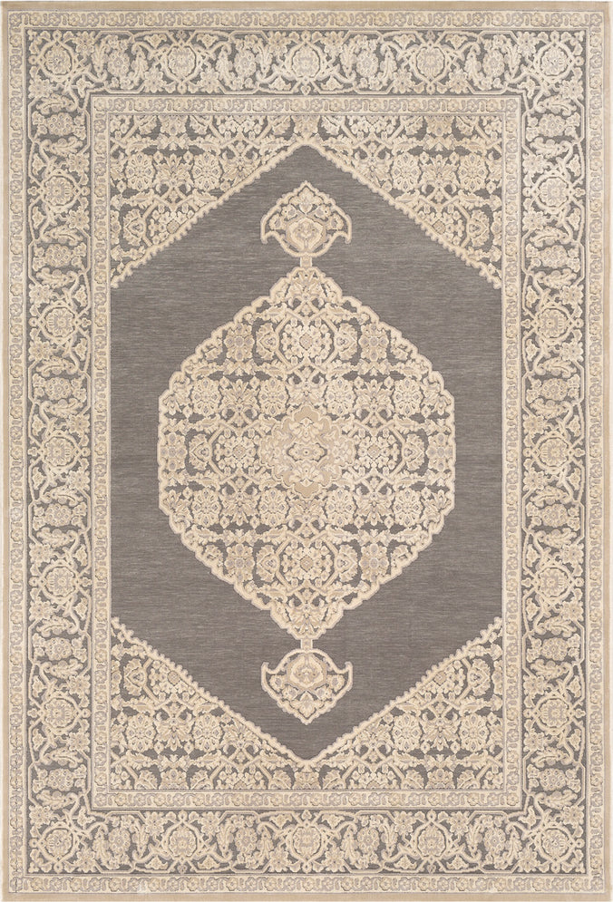 Surya Aesop ASP-2316 Light Gray Beige Medium Area Rug Mirror main image
