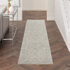 Nourison Asher ASR03 Lt Grey Area Rug Room Scene Feature