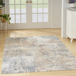 Nourison Astra Machine Washable ASW07 Multicolor Area Rug Room Image