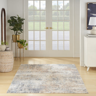 Nourison Astra Machine Washable ASW07 Multicolor Area Rug Room Image