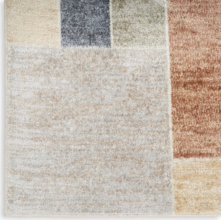 Nourison Astra Machine Washable ASW09 Multicolor Area Rug Room Image