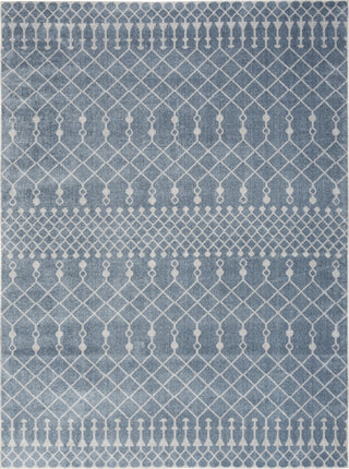 Nourison Astra Machine Washable ASW10 Blue Area Rug Room Image