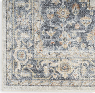 Nourison Astra Machine Washable ASW11 Grey/Gold Area Rug Room Image