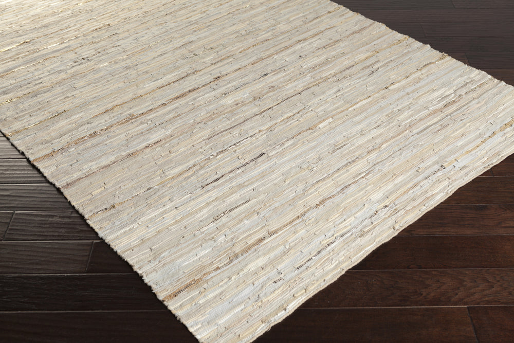 Surya Anthracite ATE-8000 Area Rug Corner Shot Feature