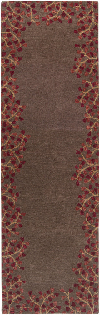 Surya Athena ATH-5003 Burgundy Area Rug 2'6'' X 8' Runner