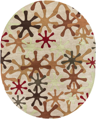 Surya Athena ATH-5019 Mocha Area Rug 8' x 10' Oval