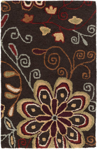 Surya Athena ATH-5037 Chocolate Area Rug 2' x 3'