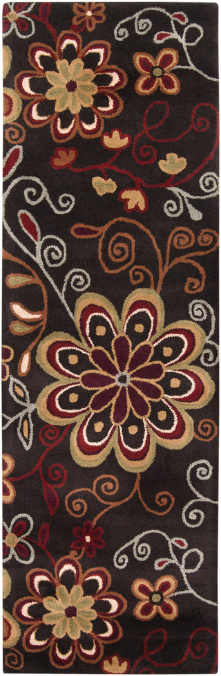 Surya Athena ATH-5037 Chocolate Area Rug 2'6'' x 8' Runner