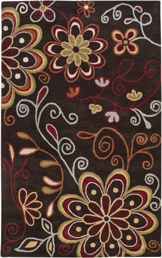 Surya Athena ATH-5037 Chocolate Area Rug 5' x 8'