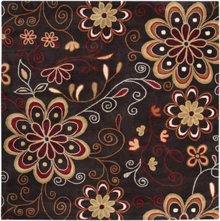 Surya Athena ATH-5037 Chocolate Area Rug 8' Square