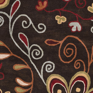 Surya Athena ATH-5037 Chocolate Hand Tufted Area Rug Sample Swatch