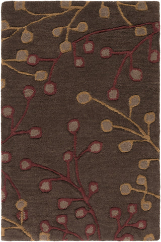 Surya Athena ATH-5052 Chocolate Area Rug 2' x 3'