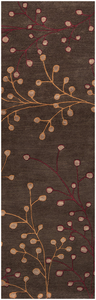 Surya Athena ATH-5052 Chocolate Area Rug 2'6'' x 8' Runner