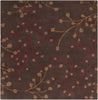 Surya Athena ATH-5052 Chocolate Area Rug 4' Square